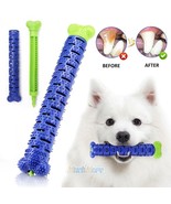 Dog Toothbrush Chew Toy Bone - Pet Dental Teeth Brushing Cleaner Stick O... - £15.71 GBP