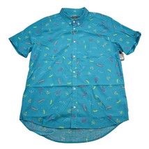 Trademark Brooklyn Shirt Mens XL Flamingos Cloth Mfg Co 100% Cotton Casual - £19.76 GBP