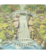 BUSHKILL FALLS vintage glass dome paperweight - Niagara of Pennsylvania ... - £11.78 GBP