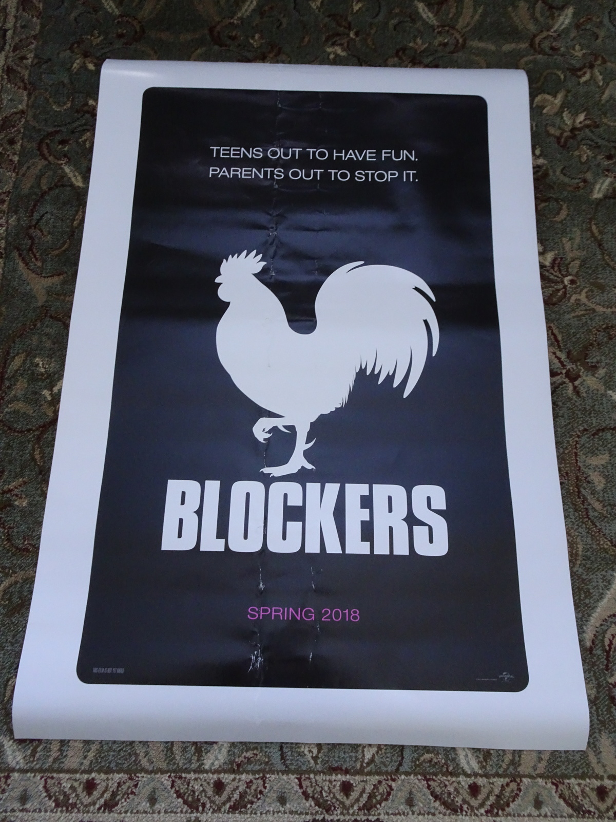 BLOCKERS - MOVIE POSTER MOIVE STARS LESLIE MANN AND JOHN CENA (ADVANCE) - $5.00