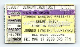 Biglietto Del Concerto Cheap Trick 17 Marzo 2000 St. Petersburg Florida - $39.49