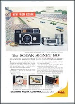 1950s Kodak Signet 80 Camera PRINT AD Indianapolis 500 Car Race BX4 - €5,68 EUR