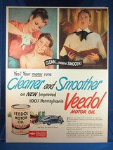 Vintage Magazine Ad Print Design Advertising Veedol Motor Oil - £26.48 GBP