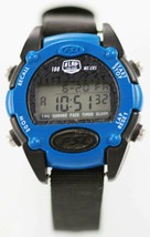 Fossil Uhr Damen Blaugrün Schwarz 24h Datum Licht Alarm Timer Chrono 100m Quarz - £19.54 GBP