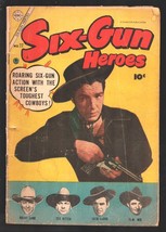 Six-Gun Heroes #27 1954-Fawcett-Tom Mix-Tex Ritter-Rocky Lane-Lash Larue-B-We... - £28.28 GBP