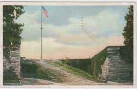 Fort Monroe Virginia VA Postcard 1908 The Garrison Flag Washington DC Newport KY - £2.38 GBP