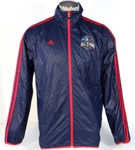 Adidas NBA All Star New Orleans 2014 Blue Zip Front Wind Track Jacket Me... - £66.94 GBP