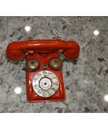 Vintage Red Toy Speed Phone, The Gong Bell MFG co , USA-
show original t... - $19.99
