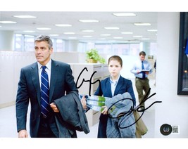 GEORGE CLOONEY &amp; ANNA KENDRICK DUAL SIGNED 8X10 PHOTO UP IN THE AIR BECK... - £192.71 GBP