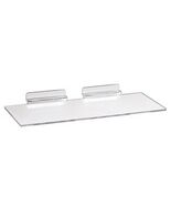 20 Slatwall Shelves Shelf Shoe 4&quot; x 10&quot; Display Flat Styrene Clear Acryl... - €24,01 EUR