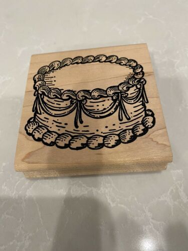 GREAT SELECTION OF WOOD & RUBBER CAKE CELEBRATION STAMPS BUY MORE & SAVE! Item image 4