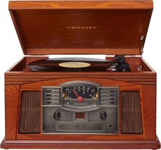 Crosley Cr42D-Pa Lancaster 3-Speed Turntable With Radio, Cd/Cassette, Pa... - £145.02 GBP