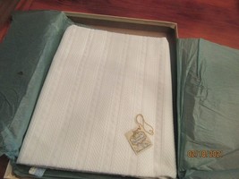 Vintage Hand Embroidered Feltman Brothers Christening Blanket  In Original Box - £65.46 GBP