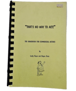 &quot; That&#39;s No Way To Act! &quot; by Lucky Hayes and Elayne Stein 1990 Paperback... - $13.87