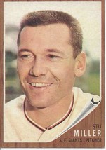 1962 Topps Stu Miller 155 Giants EXMT - £3.59 GBP