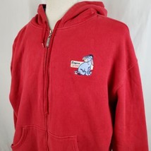 Disney Eeyore Original Character Hoodie Sweatshirt Adult XL Cotton Full ... - £19.14 GBP