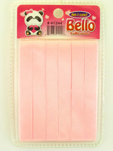 BELLO GIRLS LIGHT PINK HAIR RIBBONS - 6 PCS. (41244) - £5.60 GBP