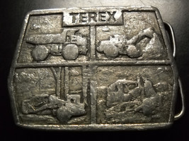 Bergamot Belt Buckle GM Subsidary Terex Earth Moving Heavy Equipment Four Panels - £12.78 GBP