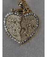 Daughter Mom Heart Pendant P 1438 W - Gold Plated - $9.99