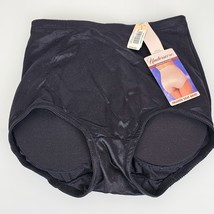 NEW Vintage Underscore Padded Seat Brief Second Skin Satin Silky Shiny L... - $59.39