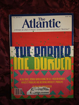 ATLANTIC Magazine May 1992 Mexico Border William Langewiesche James Mann - £9.05 GBP