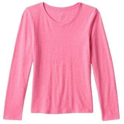 Primary image for Girls Shirt SO Pink V-neck Long Sleeve Top Plus Size-size 20.5