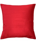 Sankara 100% Natural Dupioni Fine Silk Decorative Throw Pillow with Inse... - $49.95