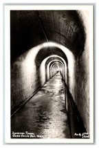 RPPC Inspection Tunnel Grand Coulee Dam Coulee WA Ellis Photo 1904 Postcard R5 - £3.46 GBP