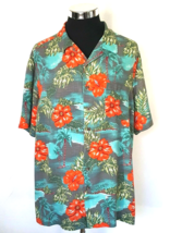 George Island Casual Shirt Mens Size 2XL Caribbean  Aloha Hawaiian Tropical - £12.87 GBP