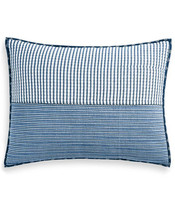 Martha Stewart Collection - 100% Cotton Nautical Stripe Pillow Sham, Standard - £41.55 GBP