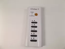 iClicker + Plus student remote response model RLR15 - $9.99