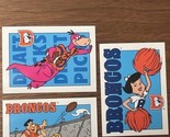 Flintstones NFL Denver Broncos Football Trading Cards 63-35-7 1993 Cardz JG - $12.38