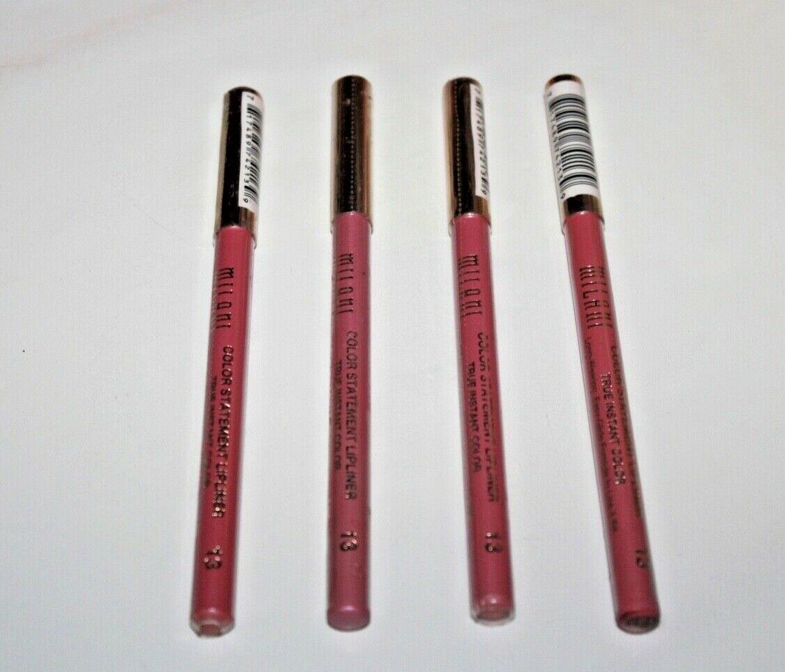 Milani Color Statement Lip Liner #13 Pretty Pink Lot Of 4 Sealed - $11.39