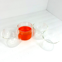 Hearth And Hand With Magnolia 4 Pc Clear Juice Glass Set Orange` - £28.10 GBP