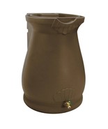 Brown Oak 65 Gallon Plastic Urn Rain Barrel with Planter Top - $9,056.32 MXN
