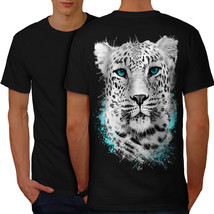 Tiger Animal Wild Cat Shirt Noble White Men T-shirt Back - £10.38 GBP