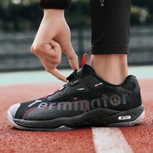 New Professional Badminton Shoes Big Size 36-46 Anti Slip Tennis Shoes Light Wei - £113.86 GBP