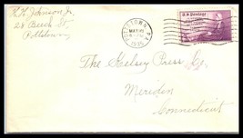 1935 US Cover - Pottstown, Pennsylvania to Meriden, Connecticut V7 - £2.28 GBP