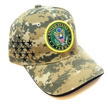 US ARMY STRONG LICENSED SEAL MILITARY LOGO STAR HAT CAP DIGITAL CAMO CAM... - $8.50