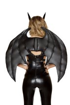 Roma Costume Women&#39;s Bat Wings, Black, One Size - £44.55 GBP