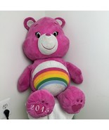 Care Bear Jumbo XL  Plush Cheer Bear  32” Pink Rainbow Basic Stuffed Ani... - $1,405.01 MXN