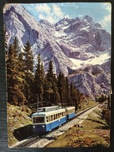 Alte Postkarte Briefmarke 1959 Deutschland Gipfel Bahnhof - $5.06