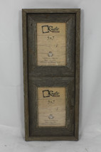5x7 -2&quot; wide Rustic Barn Wood Vertical Double Opening Frame - $38.99