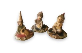Tom Clark Gnomes King Queen Ace Playing Cards Signed Figurines 1984 Lot Of 3 - £23.98 GBP