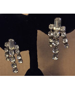 Vintage 1940s Clear White 4 Prong Box Set Austrian Crystal Rhinestone Ea... - $698.89 MXN