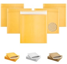 10 - 7.25x7 CD Size Kraft Bubble Mailers Kraft Paper Envelopes Padded - £7.22 GBP