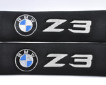 2 pieces (1 PAIR) BMW Z3 Embroidery Seat Belt Cover Pads (Black pads) - £13.38 GBP