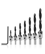 HSS Countersink Drill Bit Set Woodworking Cutting Tools Adjustable Canpe... - $172.85 MXN+