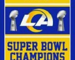 Los Angeles Rams Flag 3x5ft Banner Polyester American Football SB LVI ra... - $15.99
