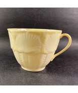 Rare Belleek white/beige teacup - $15.76